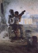 Henry Ossawa Tanner The first lesson painting